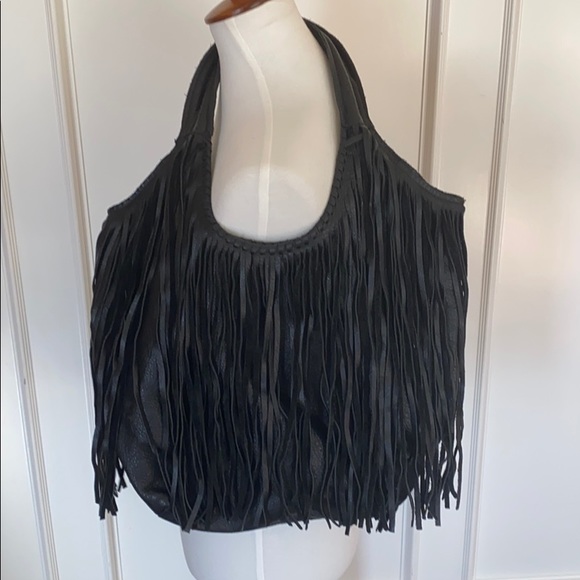 Jennifer Haley large fringe shoulder bag - Picture 2 of 8